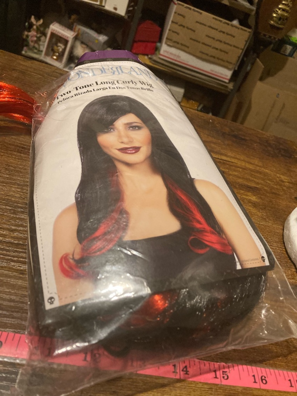 Wonderland two tone long curly wig